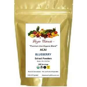 Virgin Extracts (TM) Pure Premium Organic Freeze Dried Acai Berry 