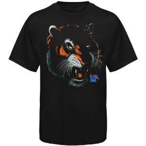  Memphis Tigers Youth Black Logo Blackout T shirt Sports 