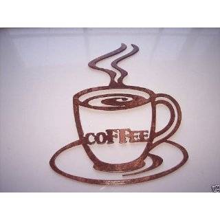Good Morning Coffee Cups Kitchen Decor Metal Wall Art  