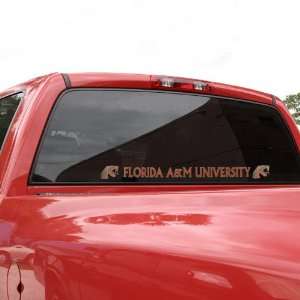  NCAA Florida A&M Rattlers Automobile Decal Strip 
