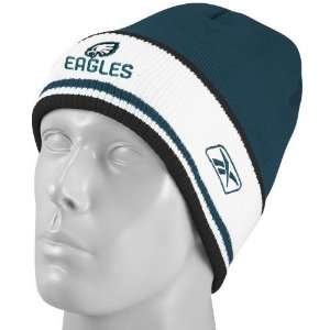  Reebok Philadelphia Eagles Green Coaches Cuffed Knit 