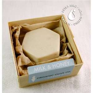 Brigit True Organics  Milk & Honey Hexagon Castile Soap, 1.1 oz. (88% 