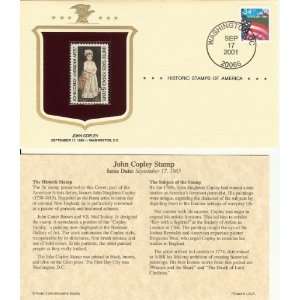 Historic Stamps of America John Copley Stamp Issue Date September 17 