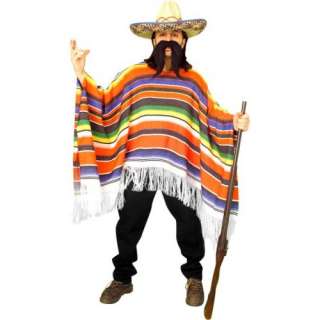  Adult Mexican Zarape Halloween Costume Clothing