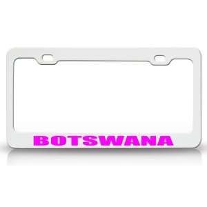  BOTSWANA Country Steel Auto License Plate Frame Tag Holder 