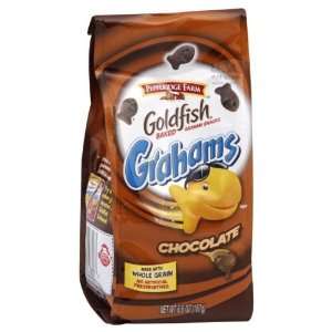  Goldfish Grahams Graham Snacks, Baked, Chocolate, 7.2 Oz 