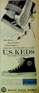 1959 U.S Keds Tennis Shoes Mens,Womens,Boys, Fashion Ad  