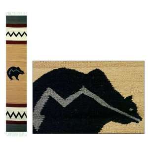  Wool tapestry, Black Bear