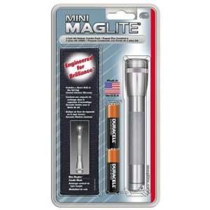  Maglite Mini Mag Flashlight w/ Holster (Grey)