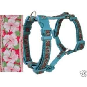   Paquette H Type Dog Harness HIBISCUS PINK LARGE