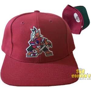   Dark Red Vintage Snapback Hat Cap Retro 90s Era