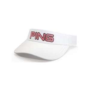  PING Sport Visor for Women   White/Pink