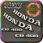 Chrome Motorcycle Gas Tank Emblem Badge for Honda CB400 CB 400 NC31 