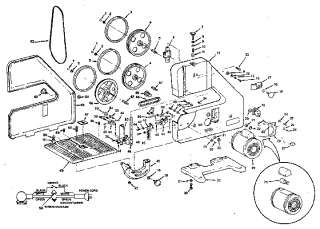 CRAFTSMAN 10 inch band saw Unit Parts  Model 113244513 