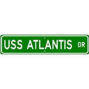 USS ATLANTIS AGOR 25 Street Sign   Navy Gift Ship Sailo  
