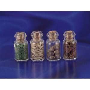  Dollhouse Miniature Spice Seed Jars 