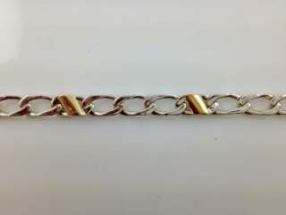 Estate Authentic Tiffany & Co 18K Yellow Gold Sterling Silver 925 Link 