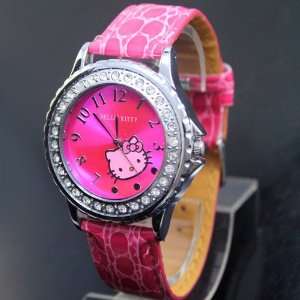  Hello Kitty Pink Quartz Wrist Watch Toys & Games