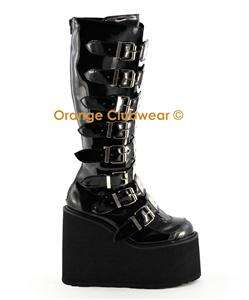 DEMONIA SWING 815 Punk Gothic Womens Boots Shoes  