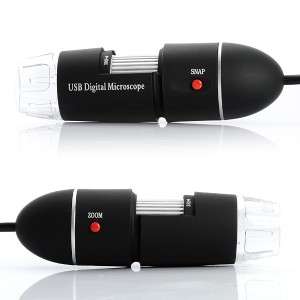 USB Digital Microscope for Computers (400x, 8 LEDs)  
