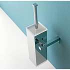 toscanaluce by nameeks wall mounted toilet brush holder finish light