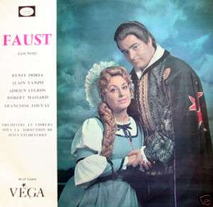 ALAIN VANZO in Faust by Gounod CD  