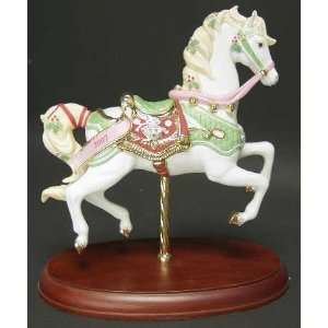   China Christmas Carousel Animals with Box, Collectible