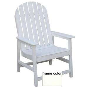  Eagle One Recycled Plastic Alexandria Chair   White Patio 