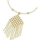 JewelBasket Lariat Necklaces   14k Gold Snake Chain Lariat 