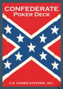 CONFEDERATE Flag Standard 55 Poker Playing Cards NEW  