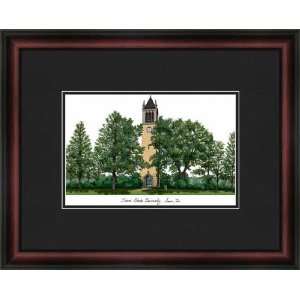  Iowa State Campus Lithograph Picture