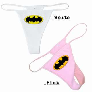New* BATMAN LOGO Women Thong G string Underwear  
