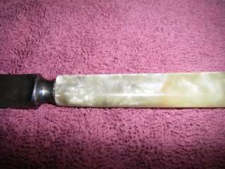 Vintage B. Thomas & Co. Sheffield Mother of Pearl Handle Knife 