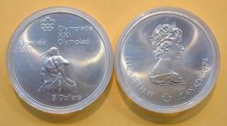 CANADA 1976 OLYMPIC $5 SILVER COIN *No 10**  
