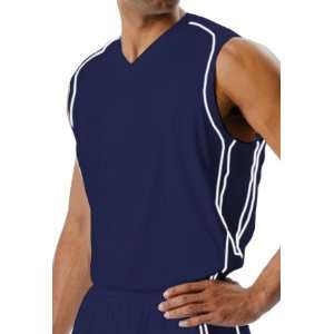 A4 Game Muscle Custom Basketball Jerseys NAVY/WHITE (NVW) S  