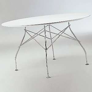 Glossy Oval Table by Kartell 