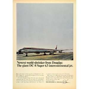   Super 63 Jet Passenger Boeing 707   Original Print Ad