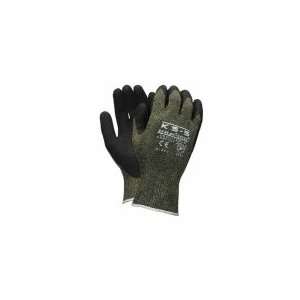  MEMPHIS GLOVE 9389L Glove,Kevlar/SS,Yellow/Black,L,Pr 