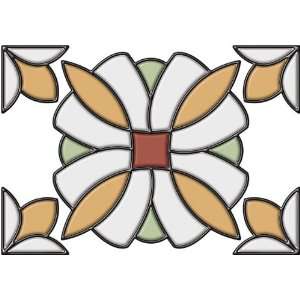  Brewster Home Fashions 93811 Essex Amber   Stained Glass 