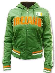 IRELAND Girls Junior Soccer Jacket Irish World Cup  