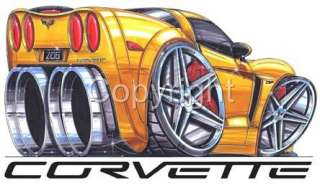 Z06 CHEVY CORVETTE C6 MUSCLE CAR T SHIRT #4909 GM  