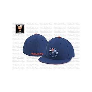 Mitchell & Ness Edmonton Oilers Vintage Fitted Hat  Sports 