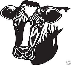 Western Polled Hereford Bull Head Style Decal 6.25  