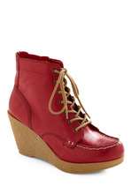 BC Shoes A Graham Old Time Bootie in Cherry  Mod Retro Vintage Boots 