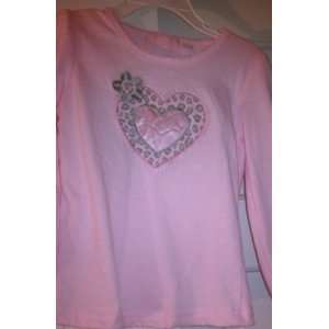  Kids Headquarters Girl Pink Heart Shirt Girls 4T Baby
