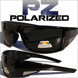 Mens Sports Sunglasses Polarized Lenses Black Fishing  