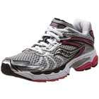 Saucony Womens ProGrid Ride 3 Running Shoe,Silver/Black/Pink,8 M US