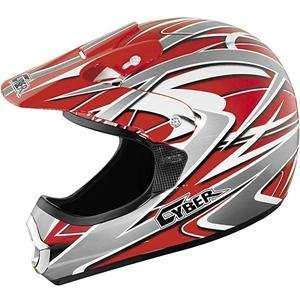  Cyber UX 22 Cosmic Helmet   Small/Red/Silver Automotive