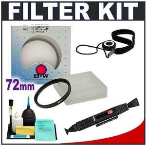  B+W Digital 72mm UV Haze MRC Lens Filter + Accessory Kit 
