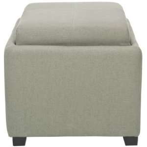  Safavieh Furniture Carter Ottoman 18 x 17 x 18 Area 